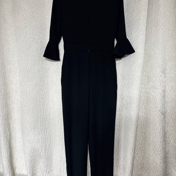 Black Halo~Brooklyn- 3/4 Bell Sleeve Jumpsuit~Size 2 - Picture 11 of 16
